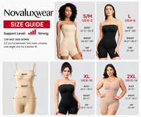 Novalux Off-Shoulder Bandeau Shapewear Bodysuit