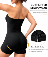 Novalux Off-Shoulder Bandeau Shapewear Bodysuit