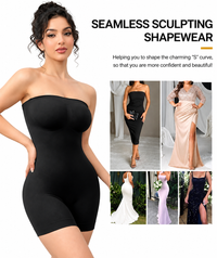 Novalux Off-Shoulder Bandeau Shapewear Bodysuit